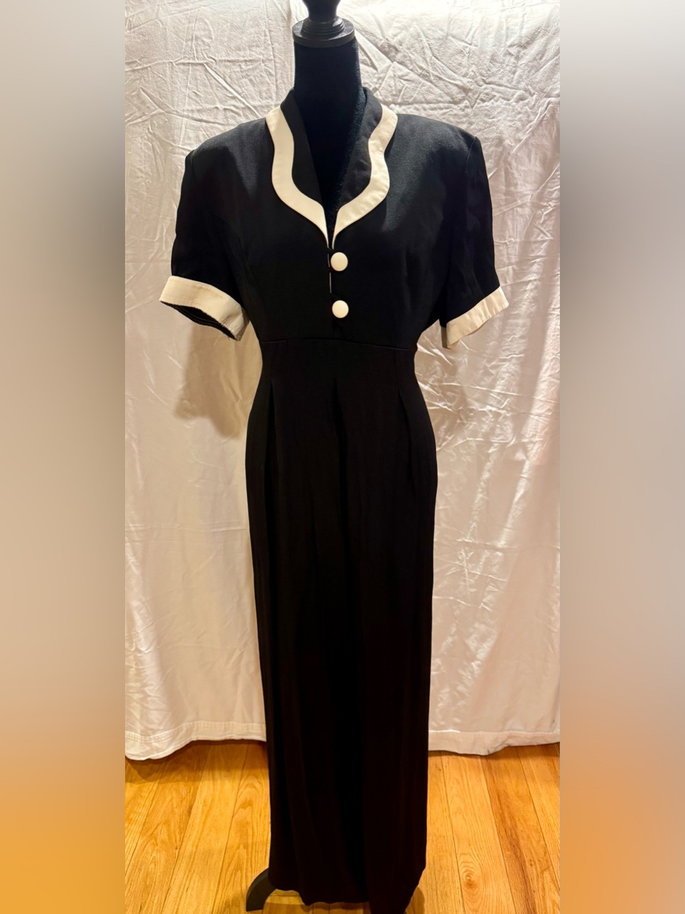 Vintage Early 90’s Jeffery & Dara Wide Leg Rayon Romper